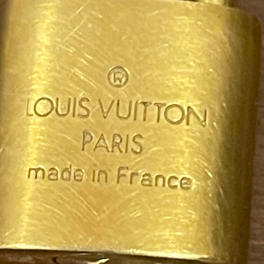 Louis Vuitton Brass Padlock and Key Set - Picture 5 of 8